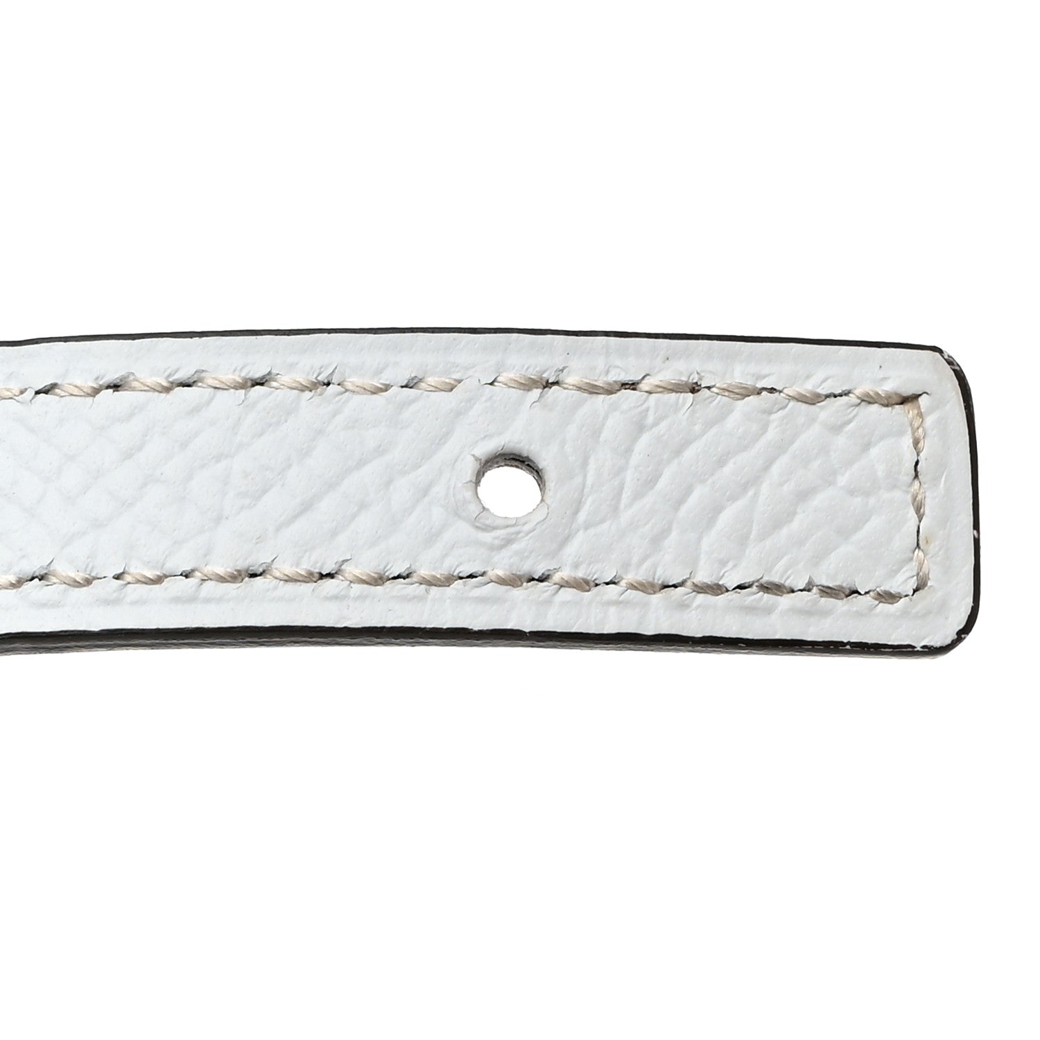 Hermes Epsom Swift 13mm Belt Strap 80 32 White Etoupe 4 of 8