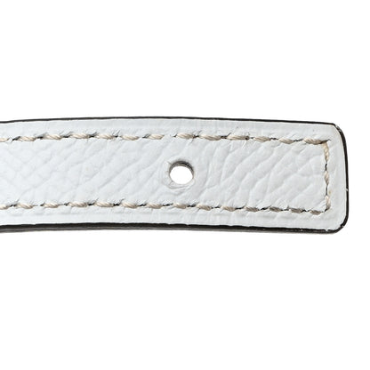 Hermes Epsom Swift 13mm Belt Strap 80 32 White Etoupe 4 of 8
