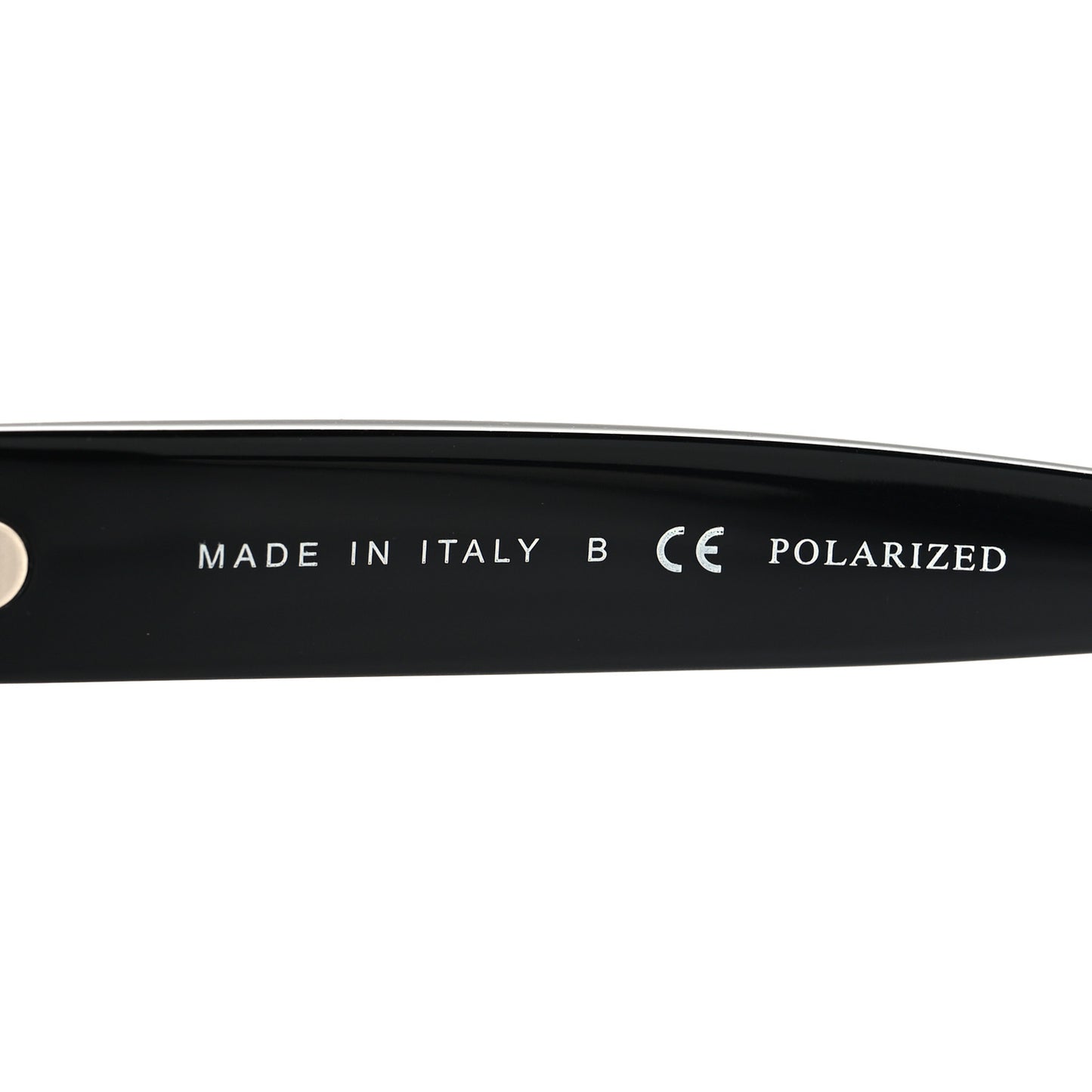 Acetate Polarized Square CC Sunglasses 5380 Black