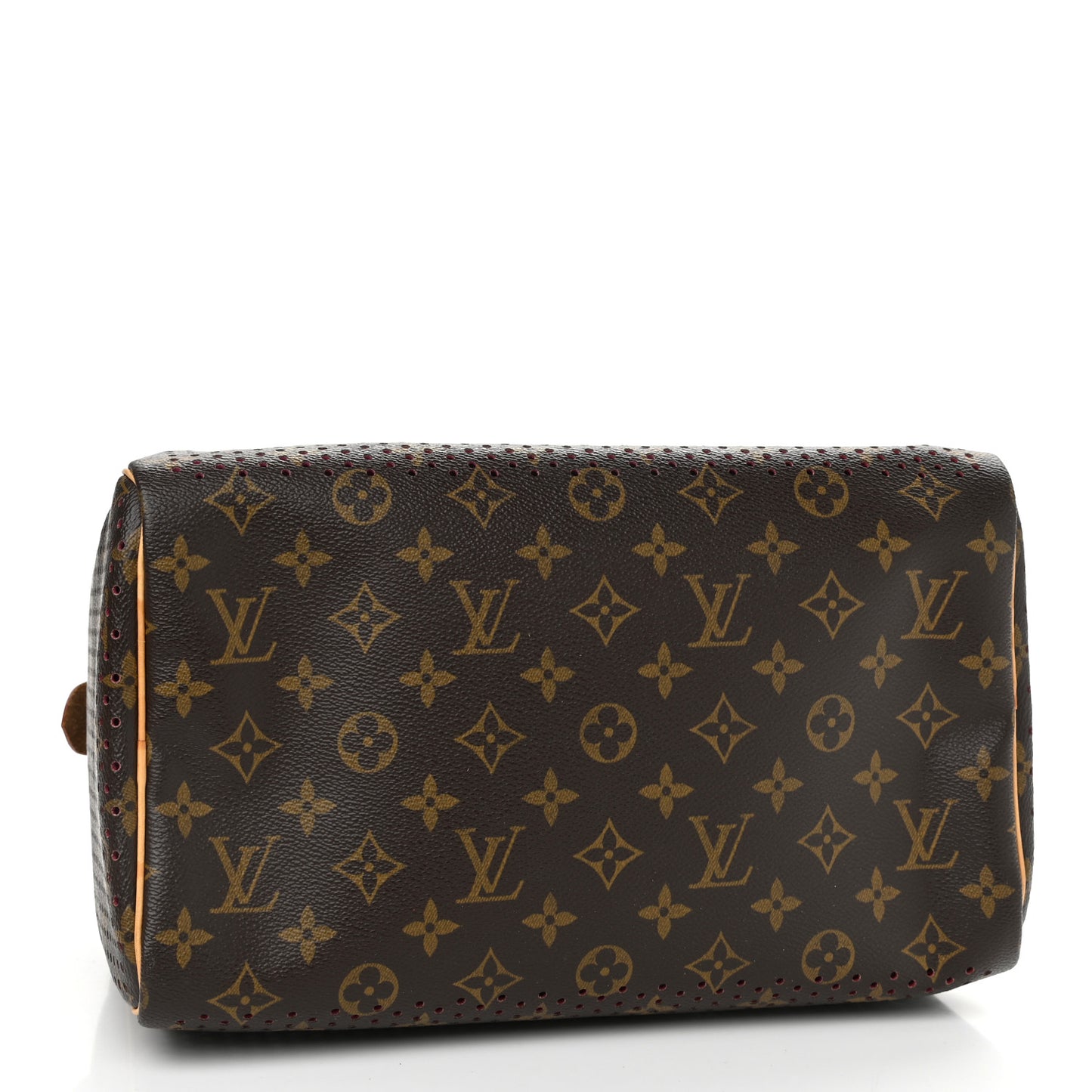 Monogram Perforated Speedy 30 Fuchsia
