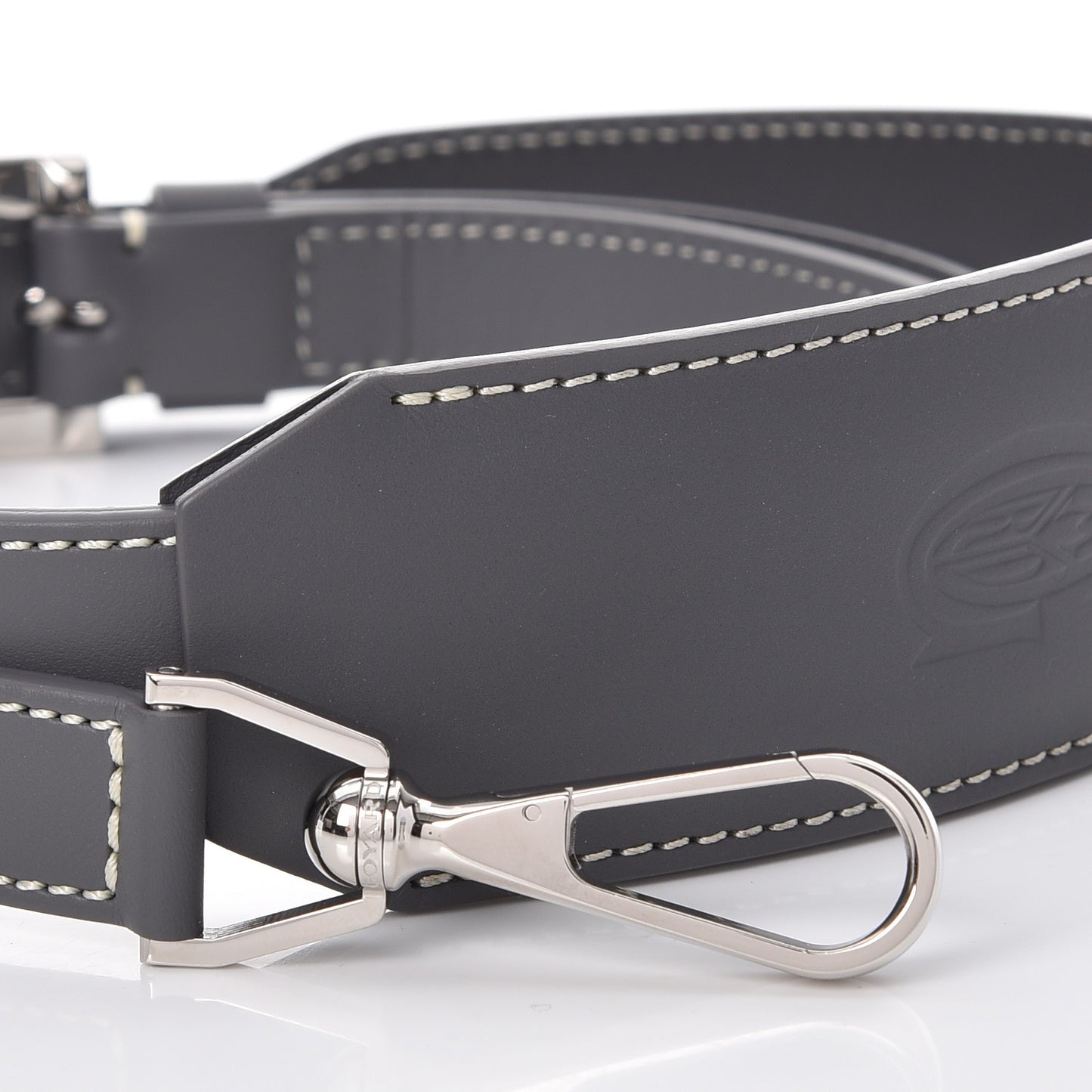 Calfskin Shoulder Strap Grey