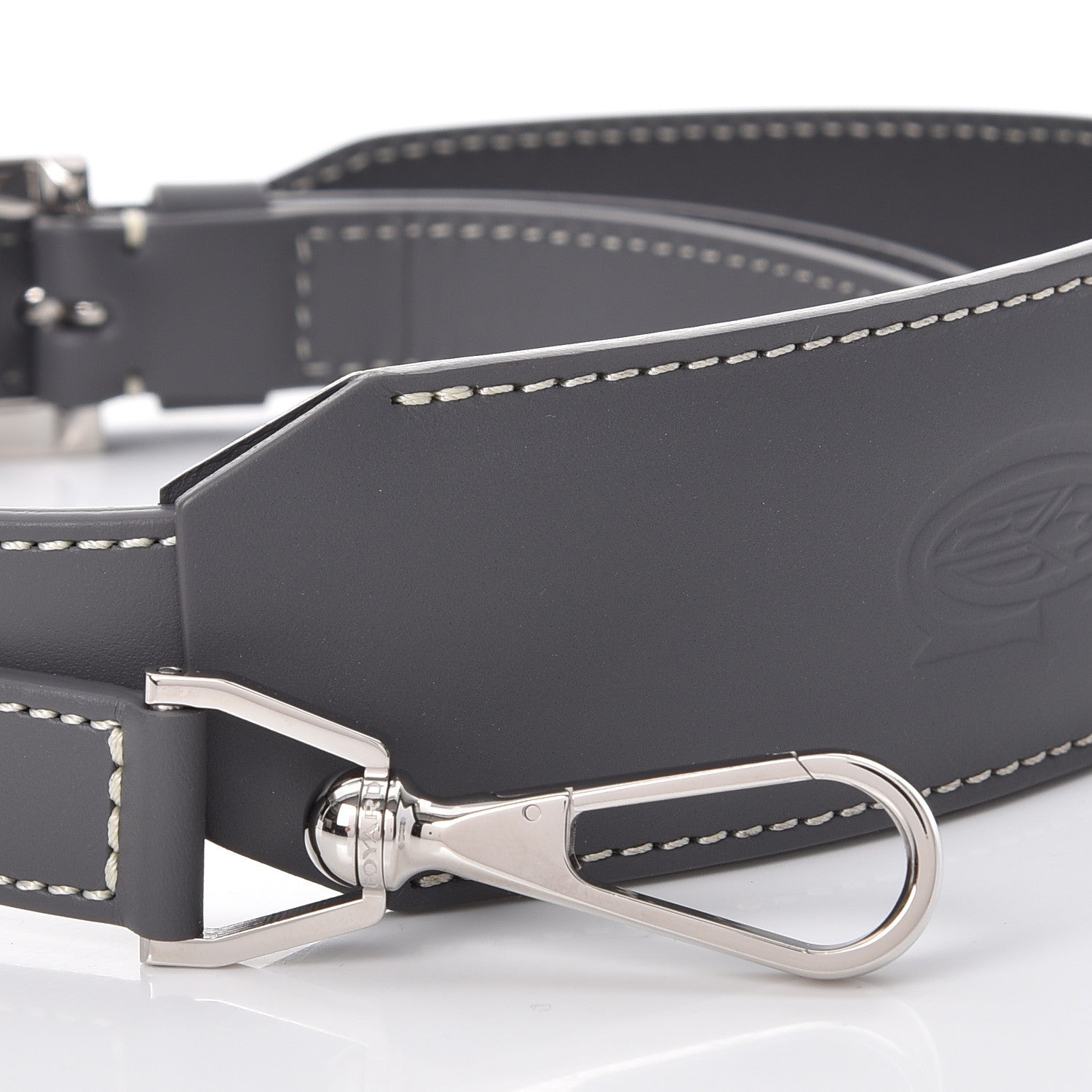 Goyard Calfskin Shoulder Strap Grey 2 of 2