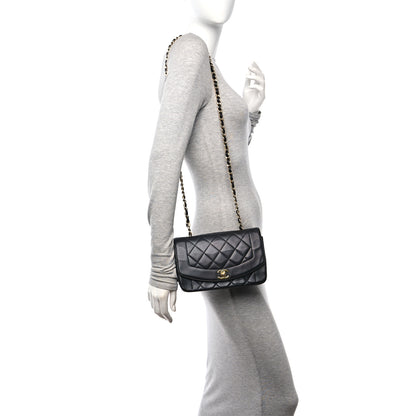 Chanel Lambskin Quilted Small Single Flap Black 2 of 11