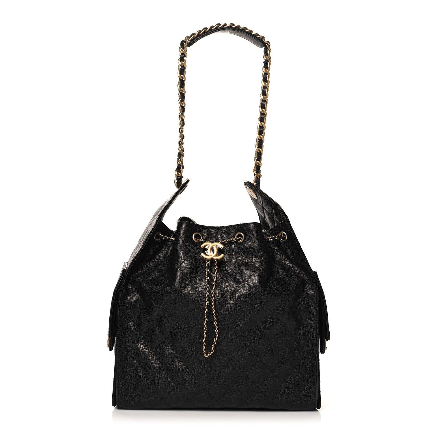 Chanel Caviar Quilted Medium Chanel 25 Handbag Black 1 of 11