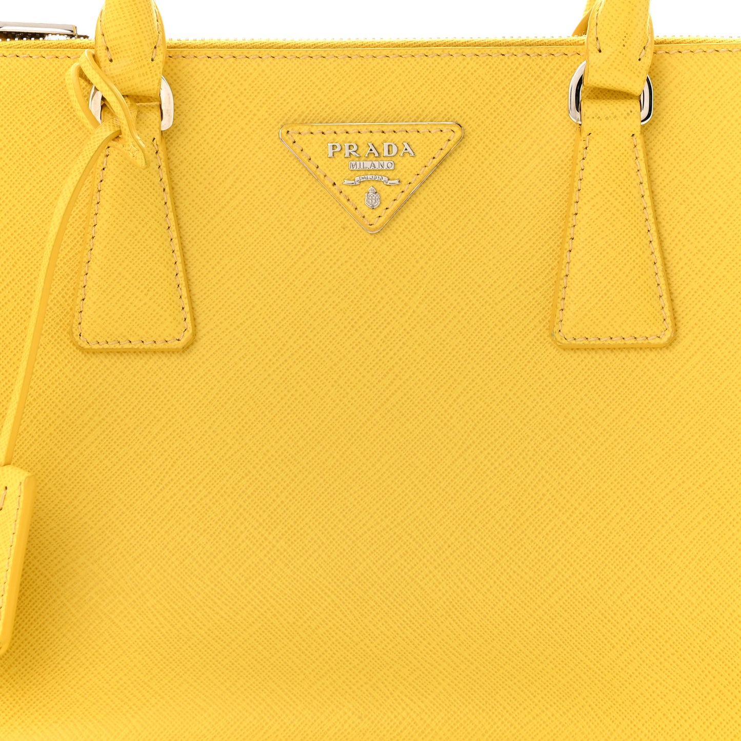 Saffiano Small Galleria Double Zip Tote Soleil