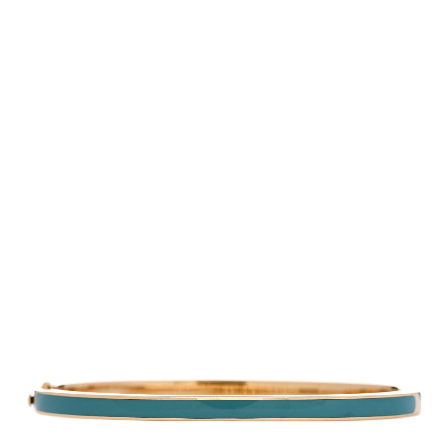 Foundrae 18K Yellow Gold Ceramic Omne Bonum Reverie Thin Bangle Bracelet 2 of 5