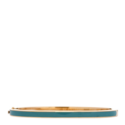 Foundrae 18K Yellow Gold Ceramic Omne Bonum Reverie Thin Bangle Bracelet 2 of 5