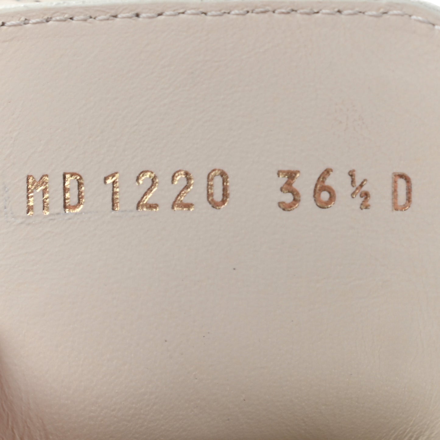 Calfskin Dior Quest 35mm Hiking Boots 36.5 Off White