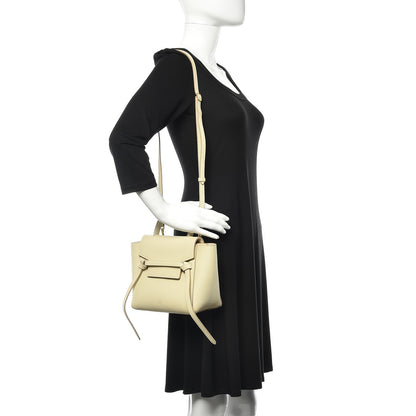 Celine Grained Calfskin Nano Belt Bag Linen 2 of 12