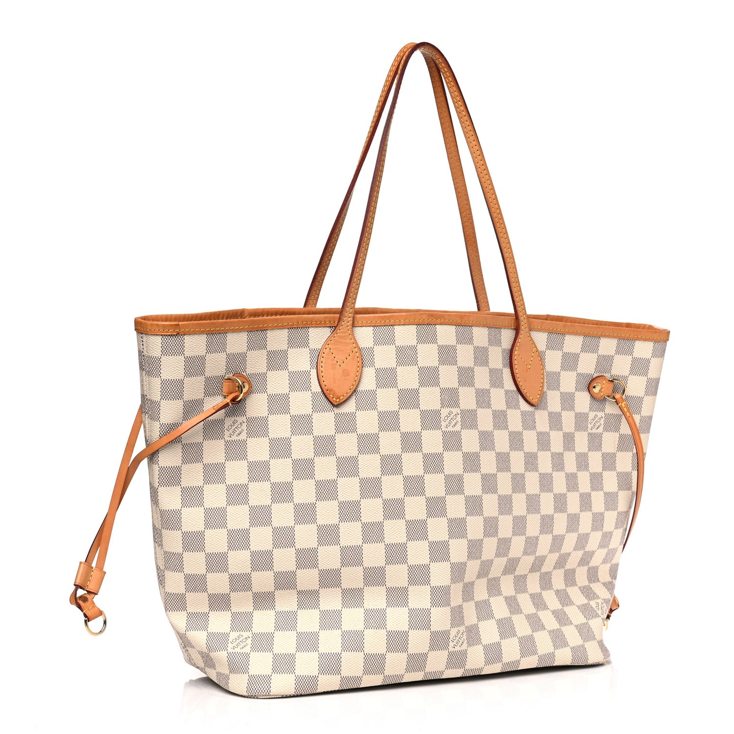 Damier Azur Neo Neverfull MM Rose Ballerine