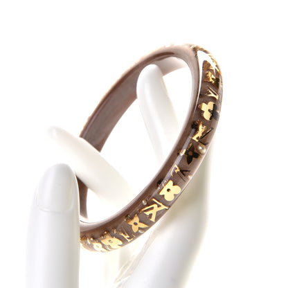 Louis Vuitton Resin Swarovski Medium Inclusion Bracelet PM Marron 3 of 4