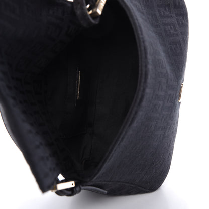 Fendi Zucchino Mini Mama Baguette Black 5 of 9