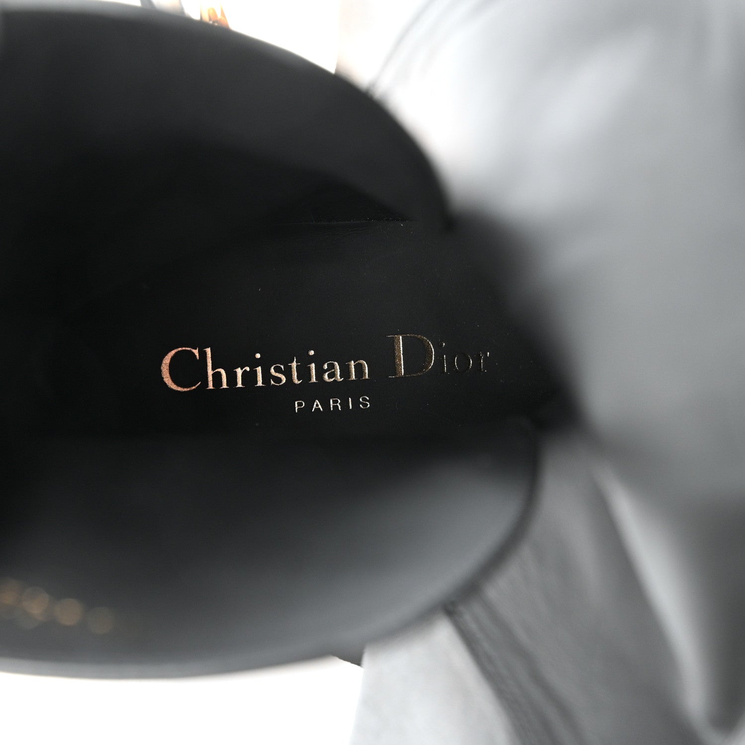 Christian Dior Calfskin Empreinte Ankle Boots 37 Black 7 of 11