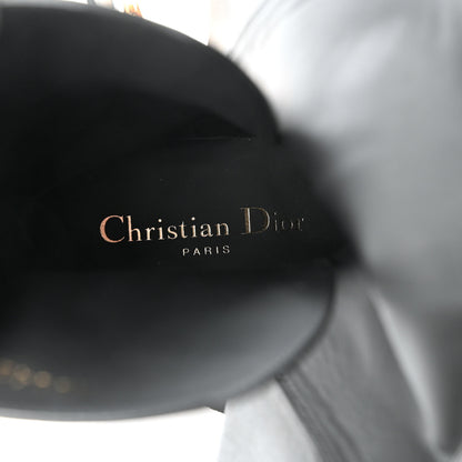 Christian Dior Calfskin Empreinte Ankle Boots 37 Black 7 of 11