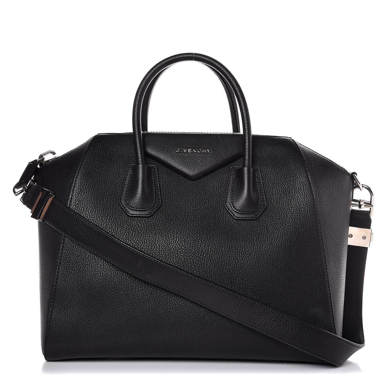 Givenchy Sugar Goatskin Medium Antigona Black 1 of 7