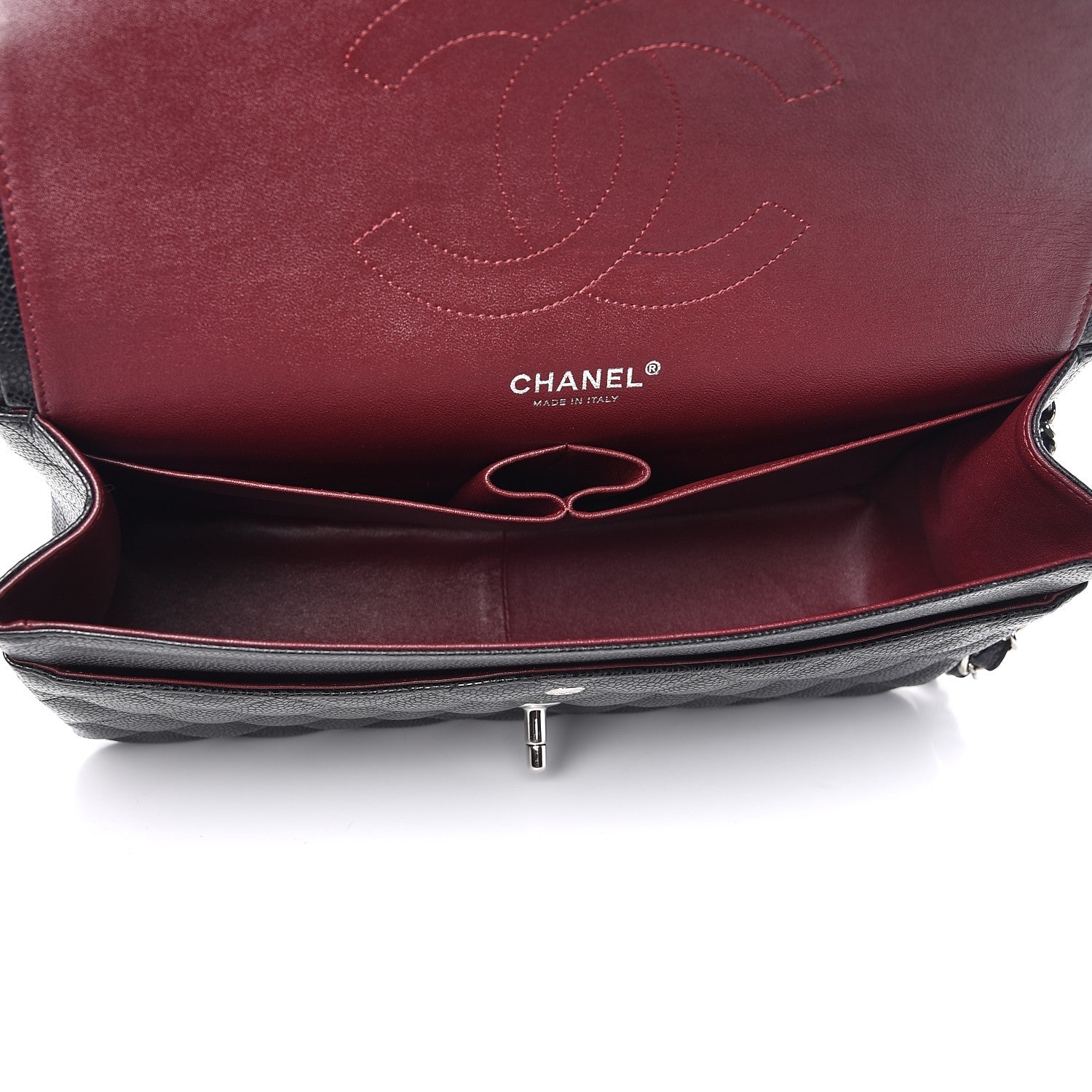 Chanel Caviar Quilted Jumbo Double Flap Black 5 of 8