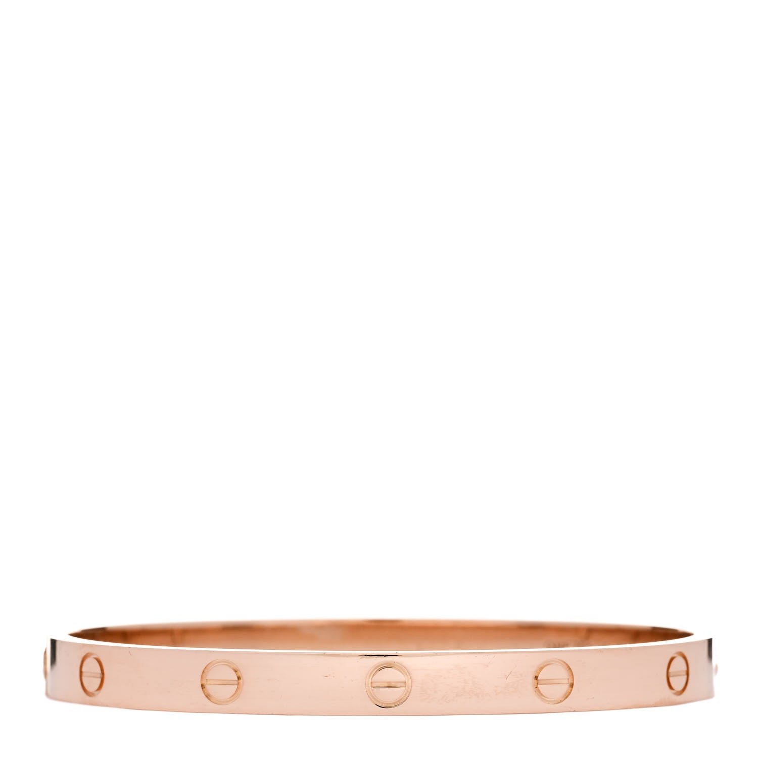 Cartier 18K Pink Gold LOVE Bracelet 19 2 of 9