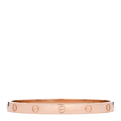 Cartier 18K Pink Gold LOVE Bracelet 19 2 of 9