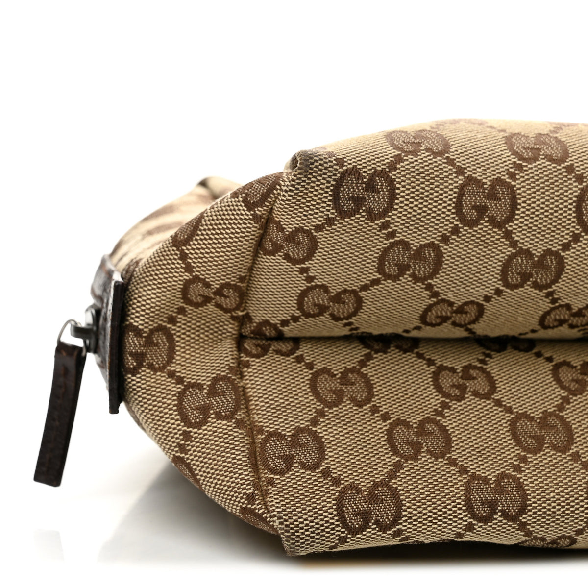 Monogram Calfskin Large Balthus Cosmetic Pouch Beige Ebony Cocoa