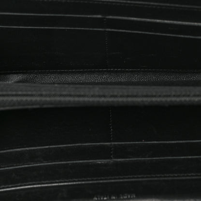 Chanel Lambskin Quilted Boy Zip Around Wallet Black 4 of 6
