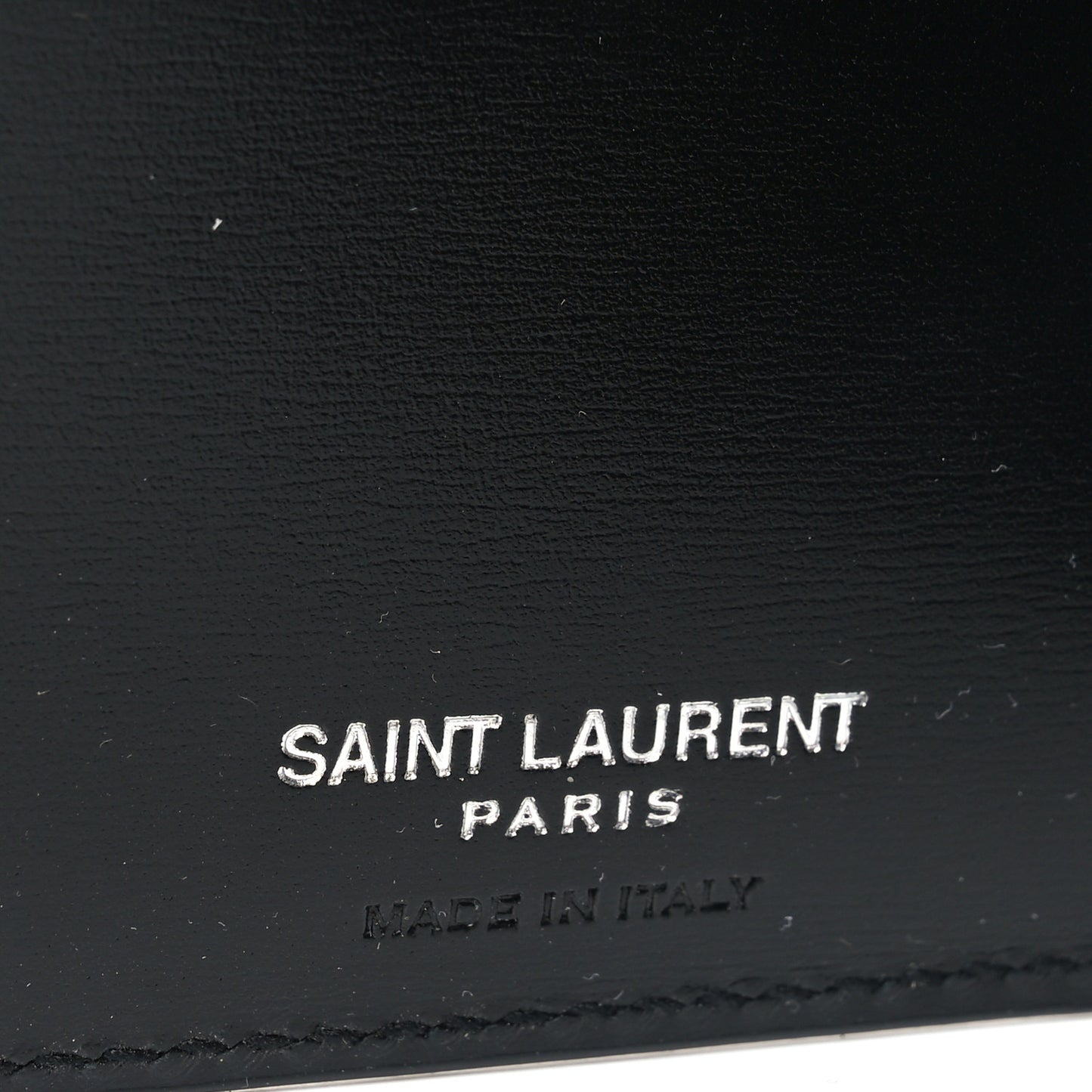 Smooth Calfskin Monogram East West Wallet Black
