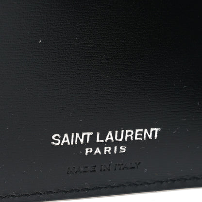 Saint Laurent Smooth Calfskin Monogram East West Wallet Black 6 of 6
