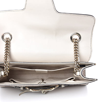 Gucci Guccissima Signature Medium Emily Chain Shoulder Bag Mystic White 5 of 17