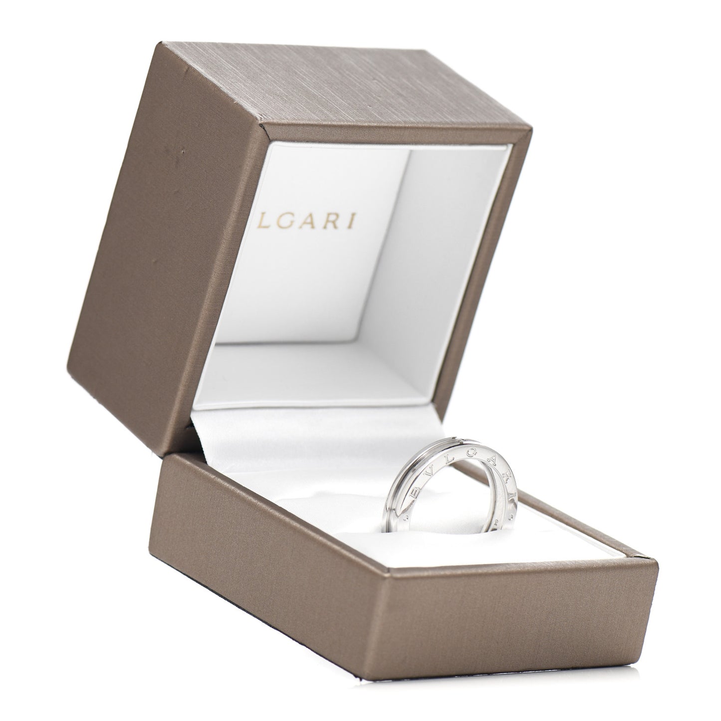 18K White Gold B.Zero1 One-Band Ring 64 10.75