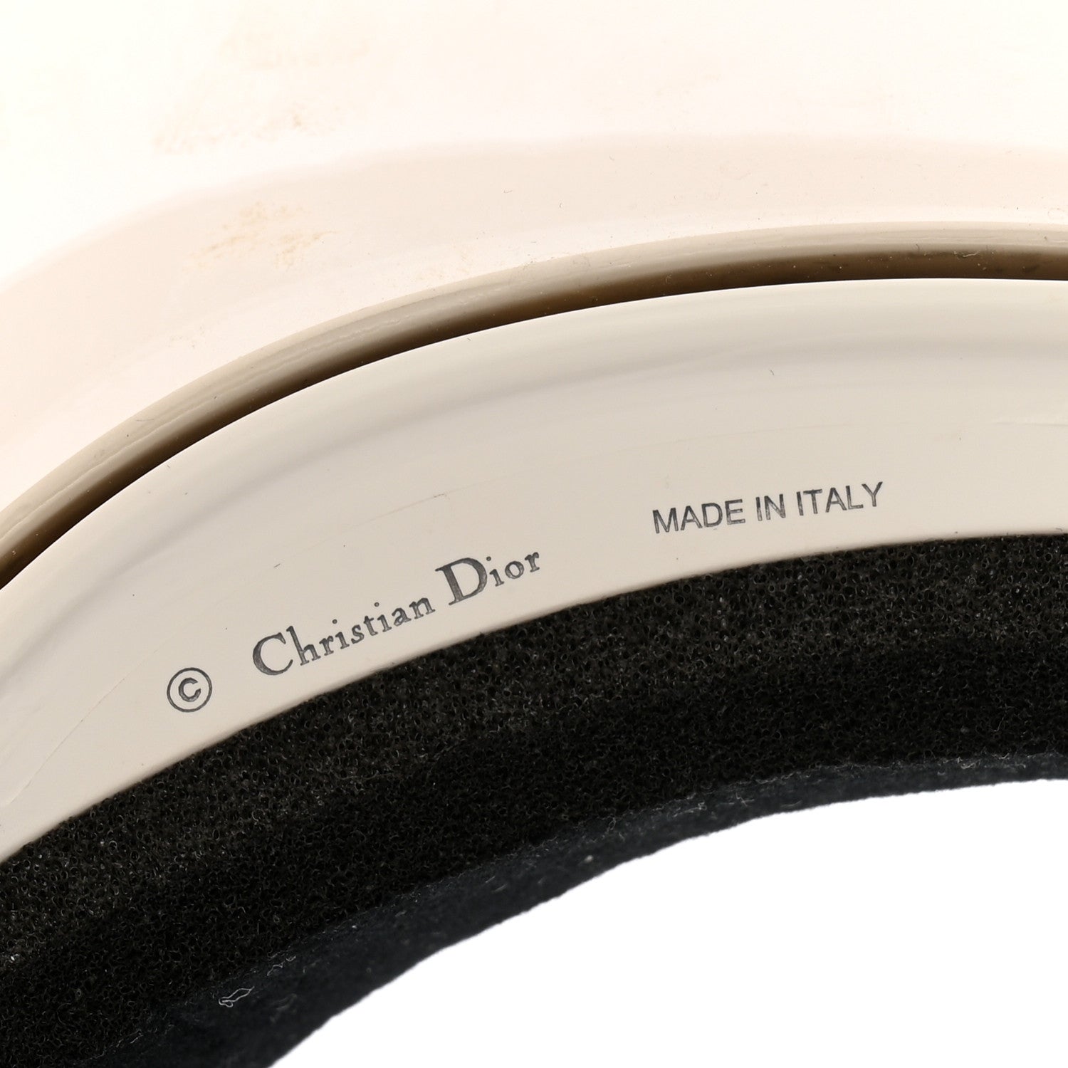 Christian Dior Mirrored DiorClub1 Sun Visor Silver 8 of 11