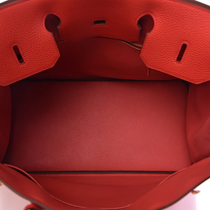 Hermes Togo Birkin 40 Geranium 9 of 38