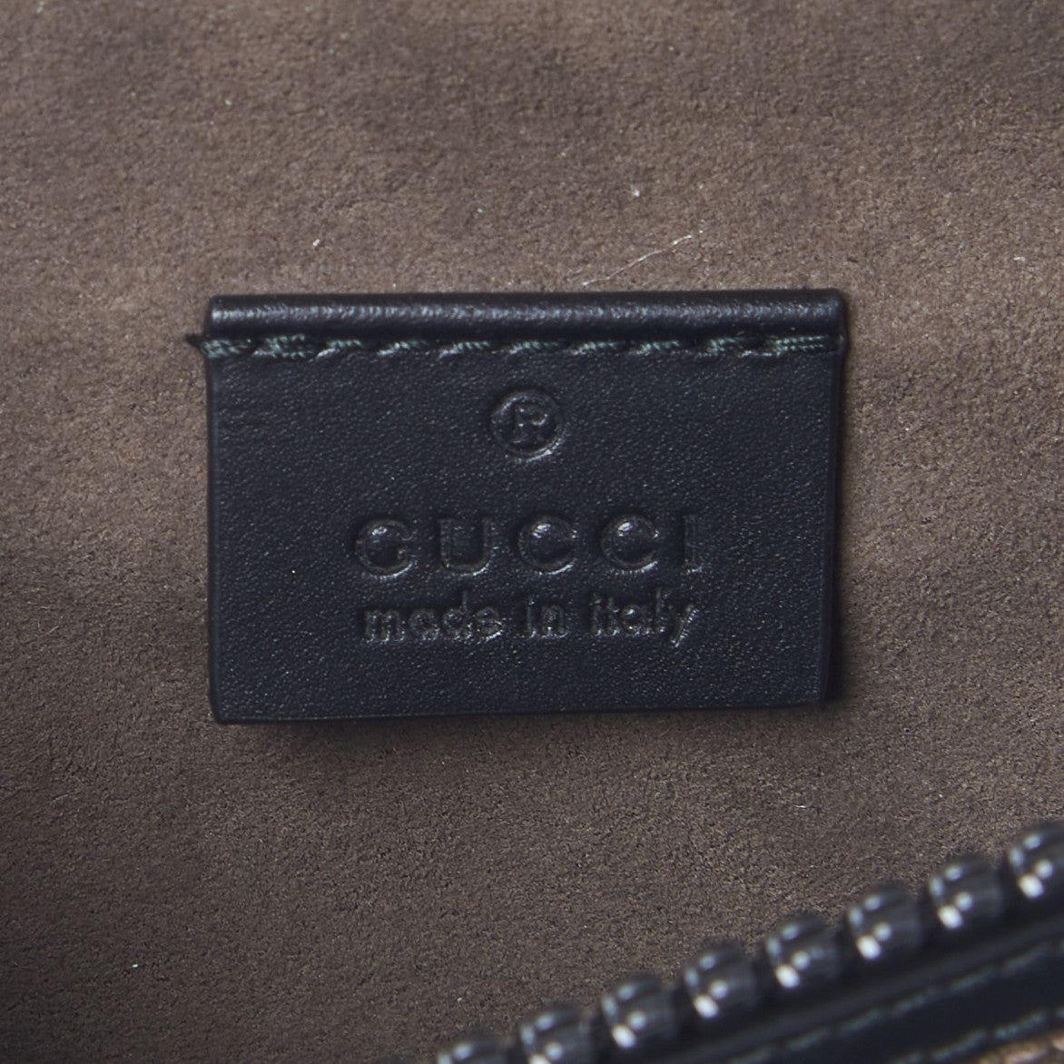Gucci GG Supreme Monogram Belt Bag Black 8 of 9
