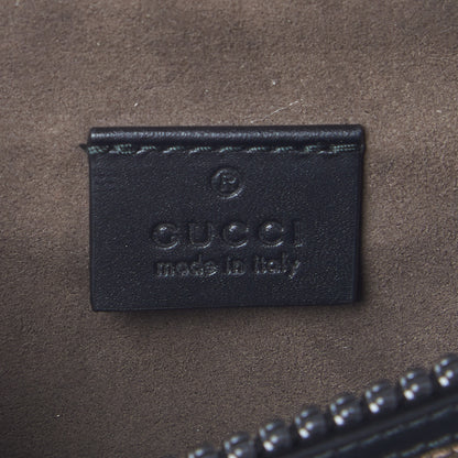 Gucci GG Supreme Monogram Belt Bag Black 8 of 9