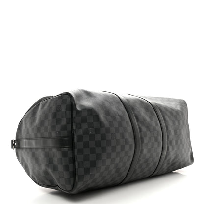 Louis Vuitton Damier Graphite Keepall Bandouliere 55 3 of 14
