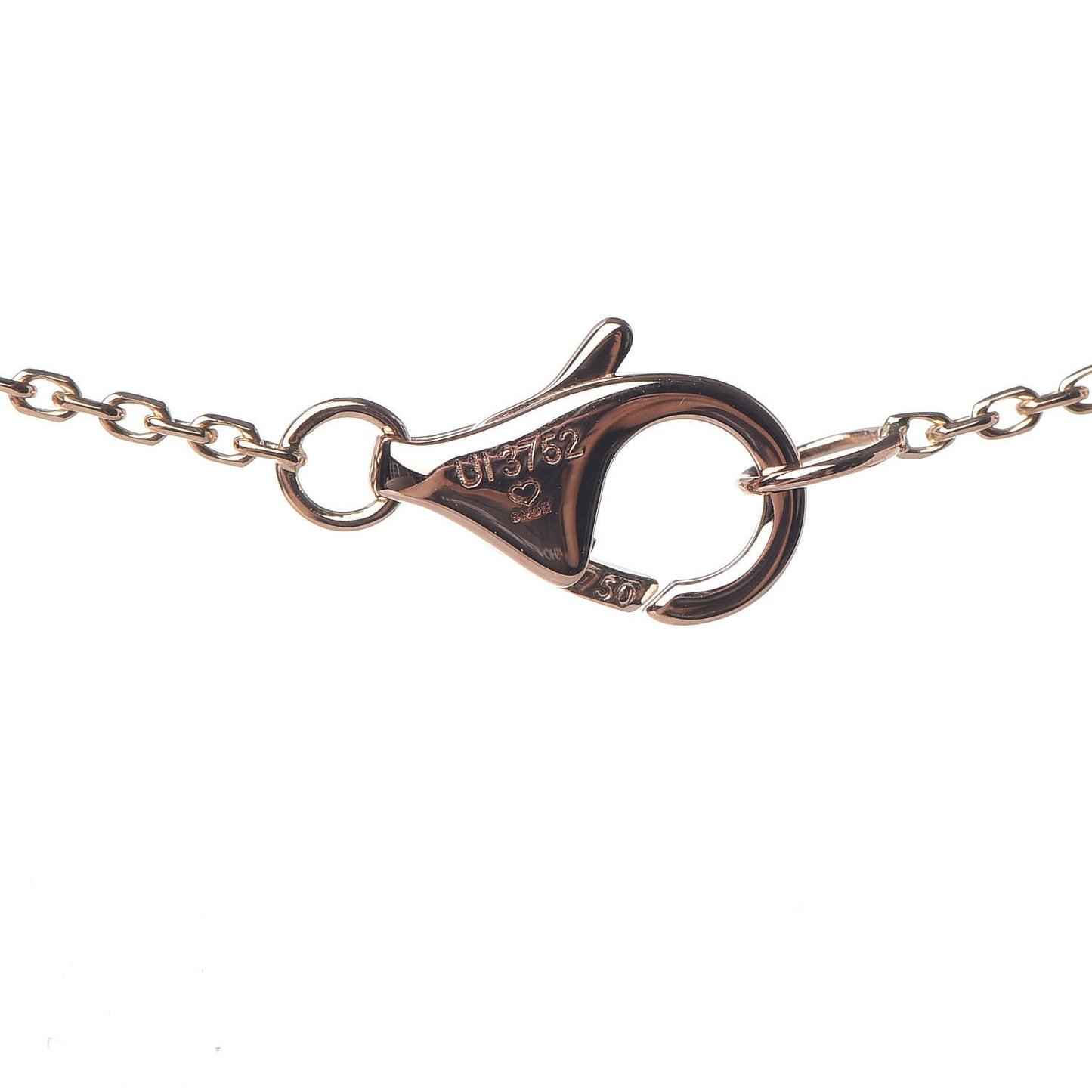 18K Pink Yellow White Gold Pink Spinel Trinity Pendant Necklace