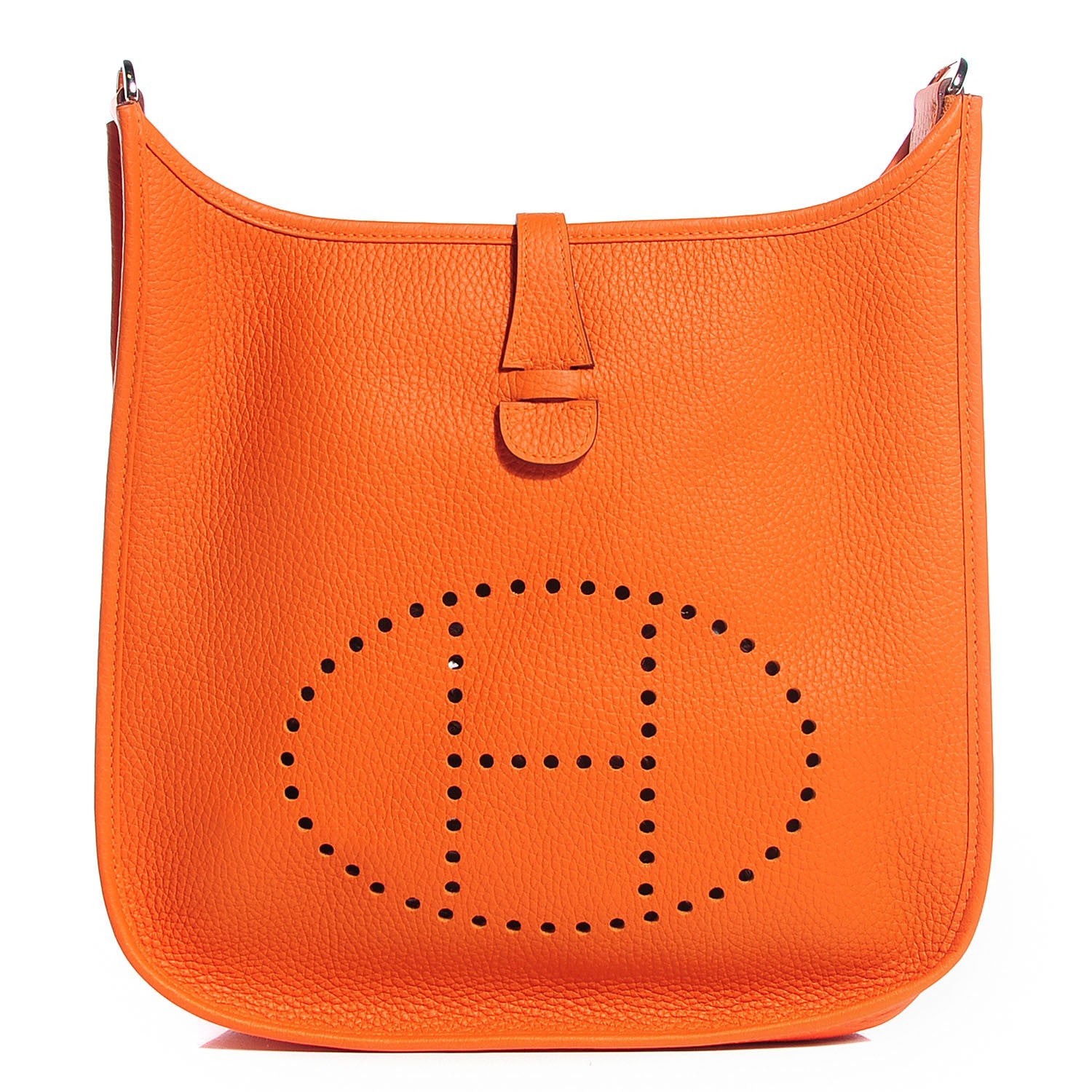 Hermes Taurillon Clemence Evelyne III PM Orange 1 of 15