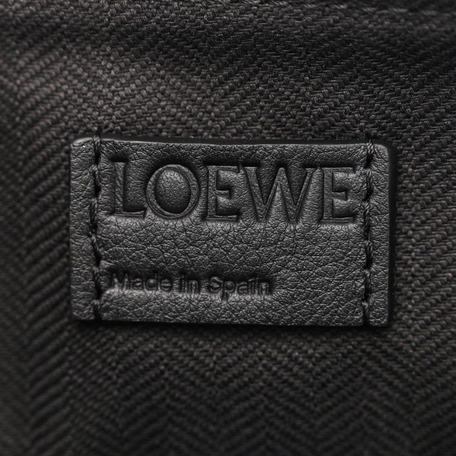 Loewe Calfskin Mini Hammock Hobo Black 5 of 10