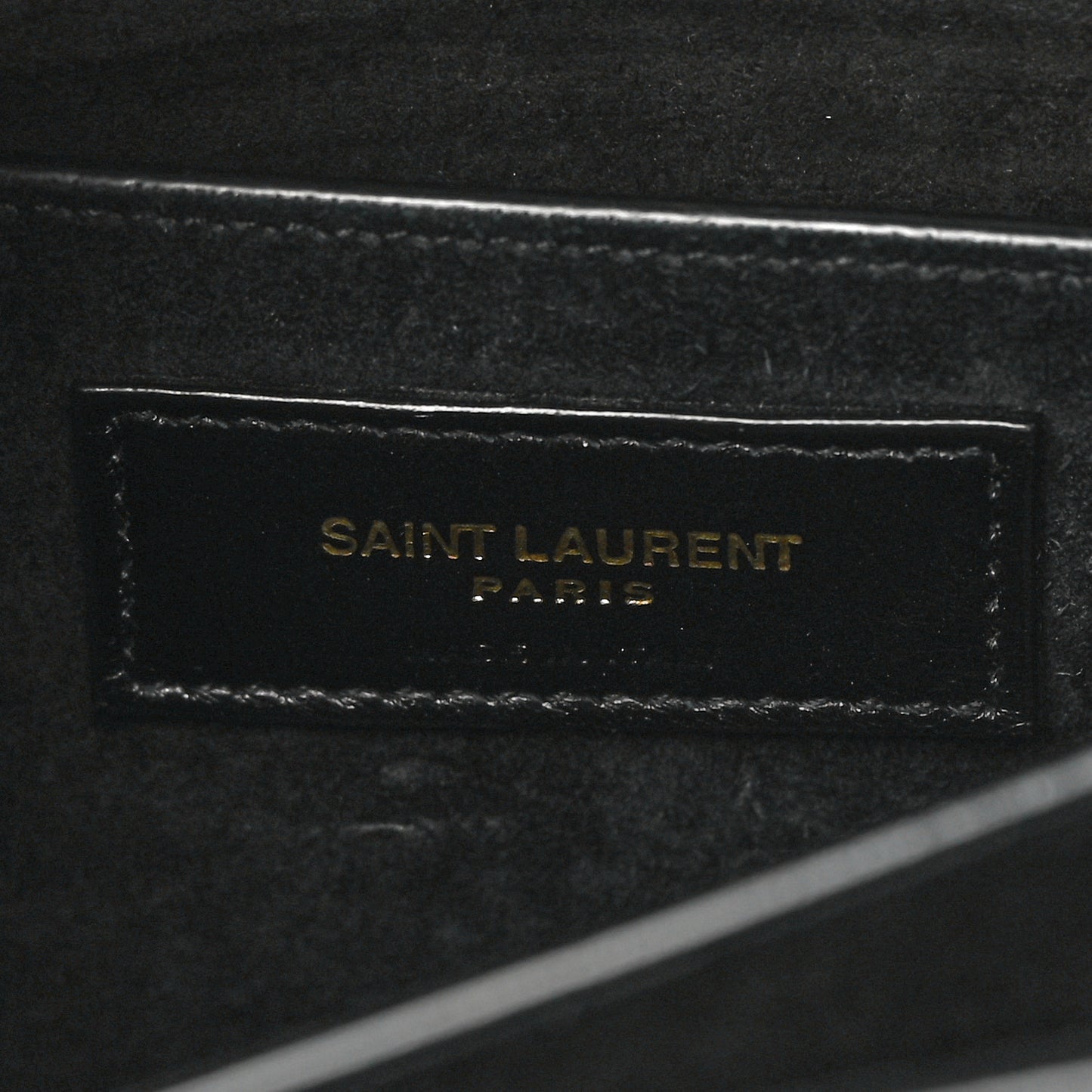 SAINT LAURENT Calfskin Medium Monogram Sunset Black
