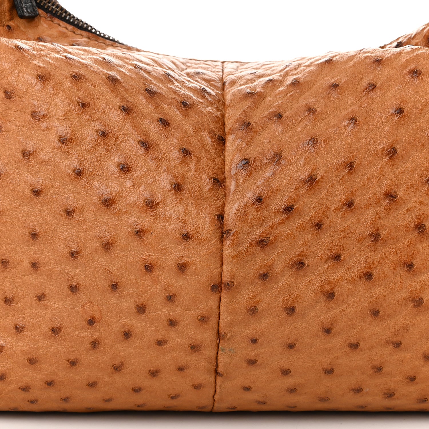 Gucci Ostrich Medium Horsebit Chain Hobo Brown 8 of 12