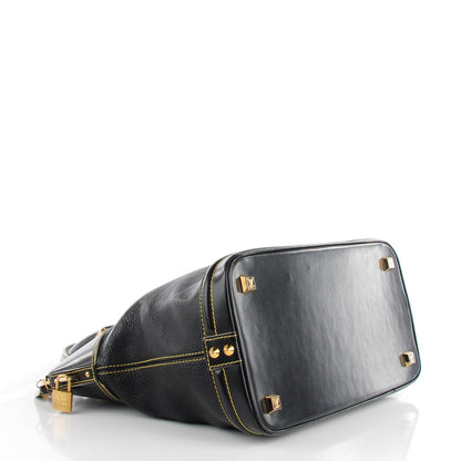 Louis Vuitton Suhali Lockit MM Black 4 of 7
