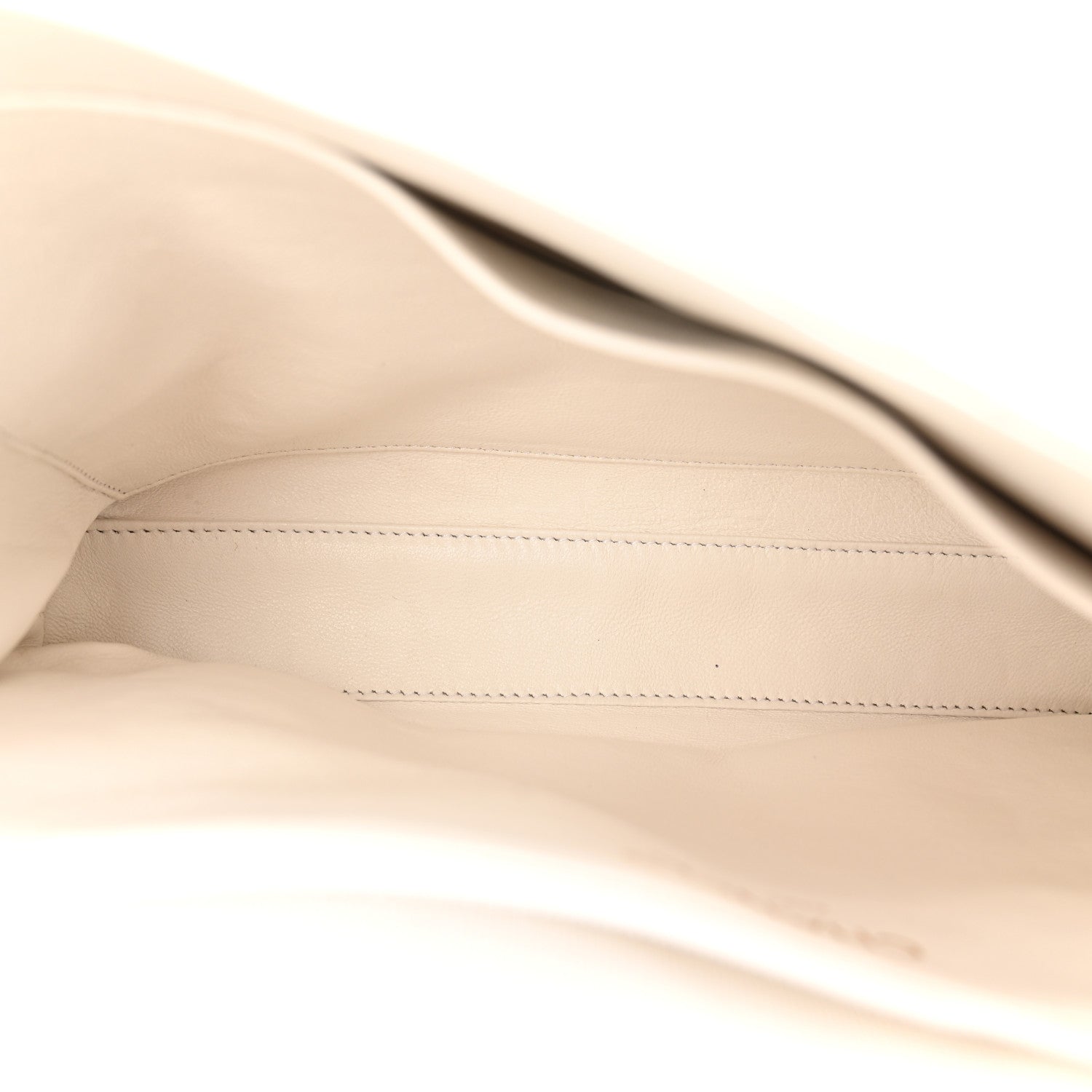 Chanel Caviar Quilted Tote With Clutch White 15 of 18