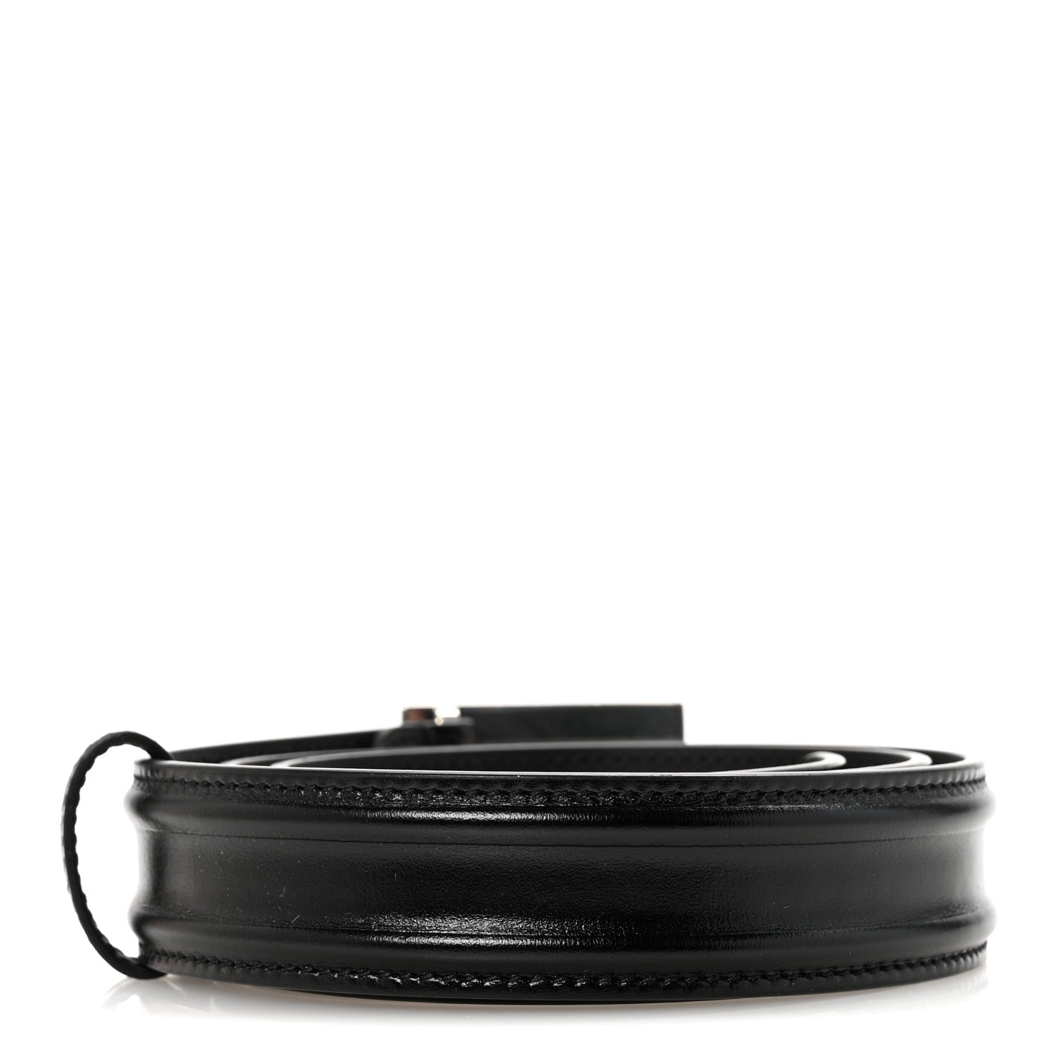 Gucci Calfskin Engraved Square G Buckle Belt 80 32 Black 2 of 6