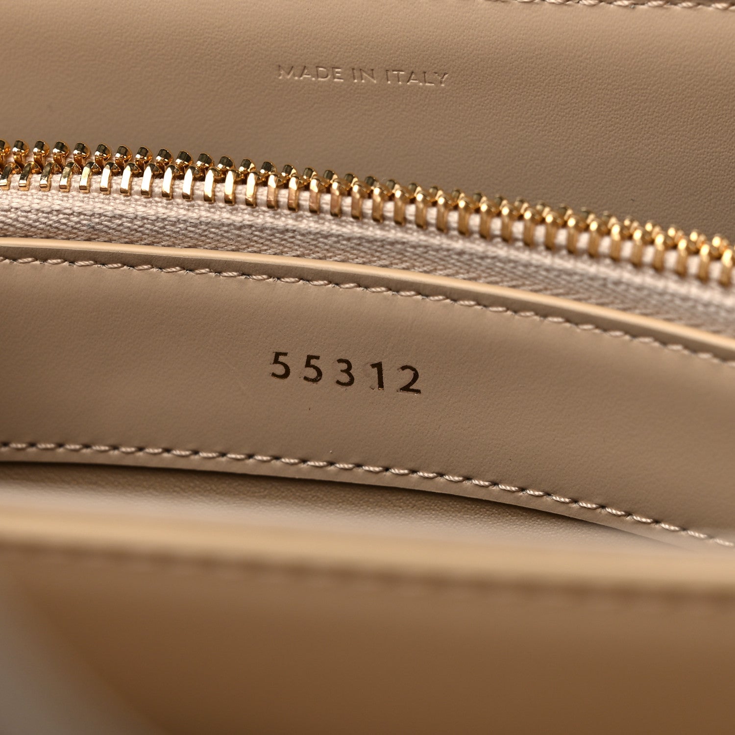 Celine Satinated Calfskin Small 16 Top Handle Bag Beige 9 of 12