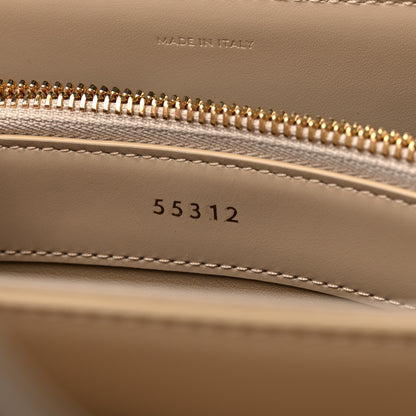 Celine Satinated Calfskin Small 16 Top Handle Bag Beige 9 of 12