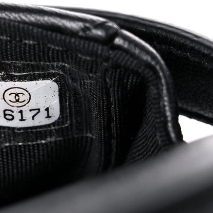 Chanel Tweed Lambskin Quilted Waist Bag With Coin Purse Black 7 of 12