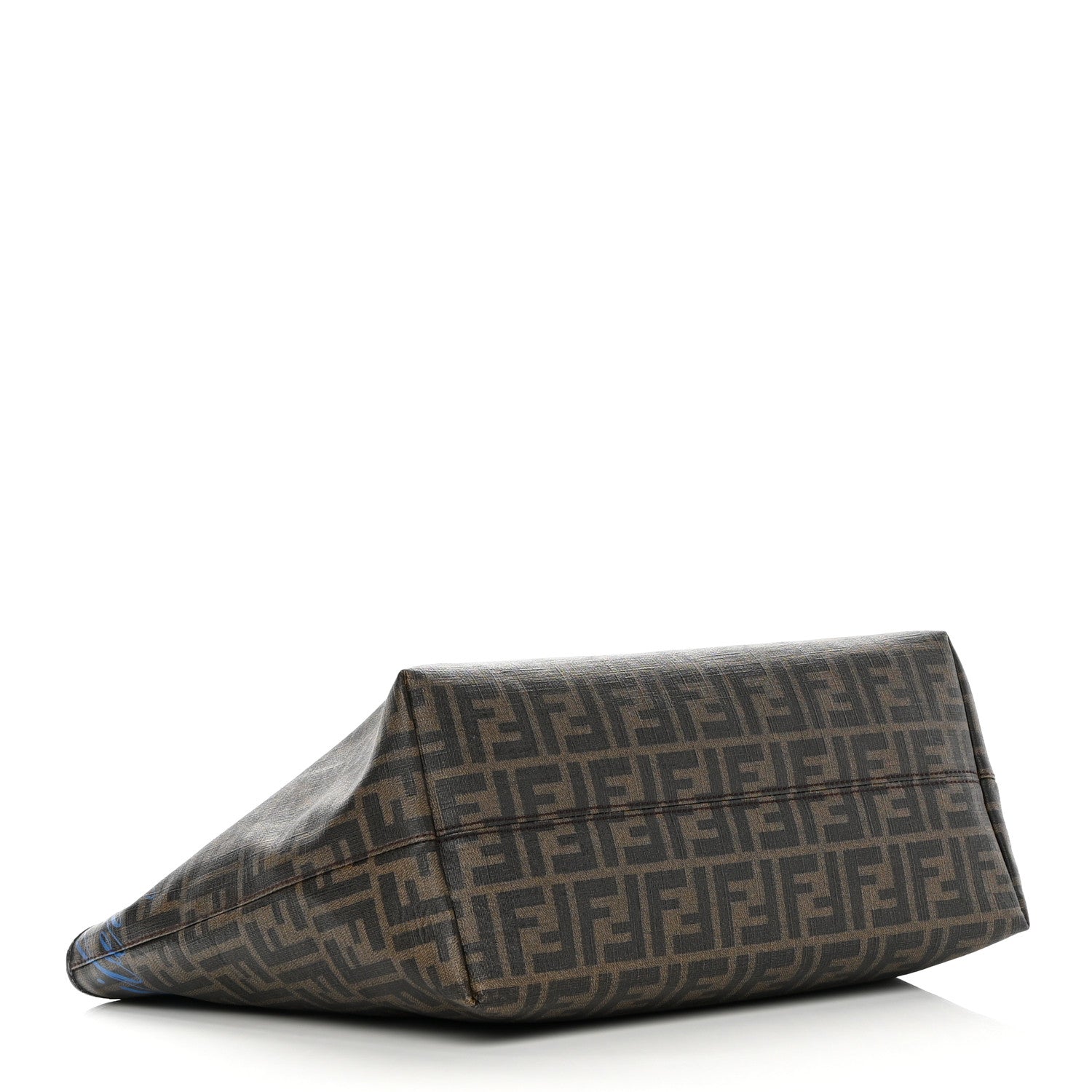 Fendi Zucca Love Life Liberty Medium Roll Tote Tobacco Multicolor 4 of 16