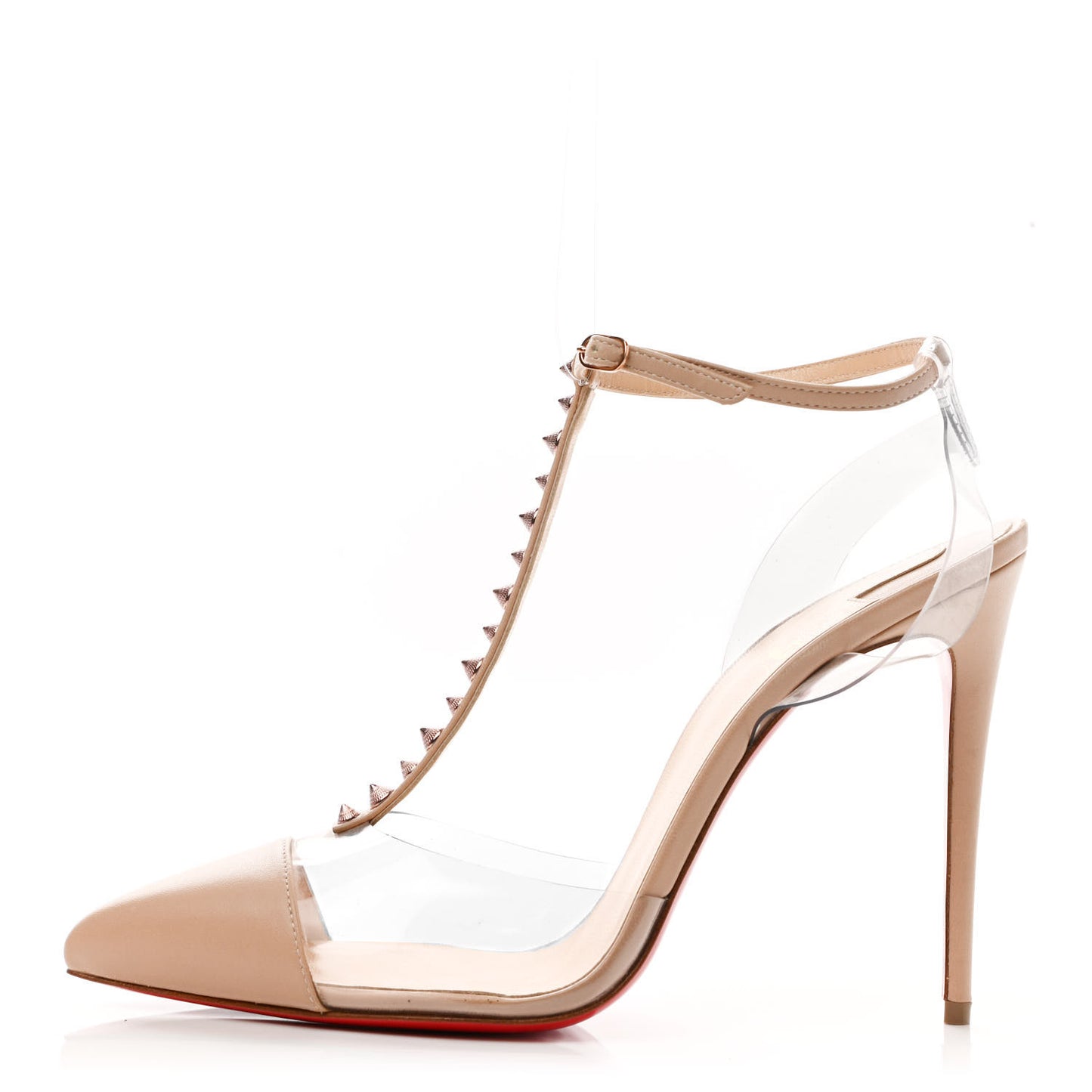 Kid PVC Nosy Spikes 100 Pumps 40 Nude