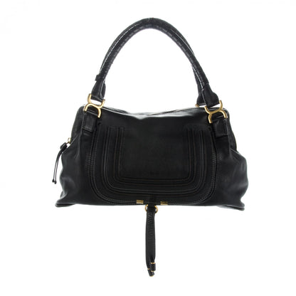 Chloe Calfskin Large Marcie Satchel Black 1 of 10