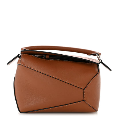 Loewe Calfskin Mini Puzzle Edge Bag Tan 1 of 12