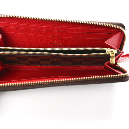 Louis Vuitton Damier Ebene Clemence Wallet Cherry 5 of 6