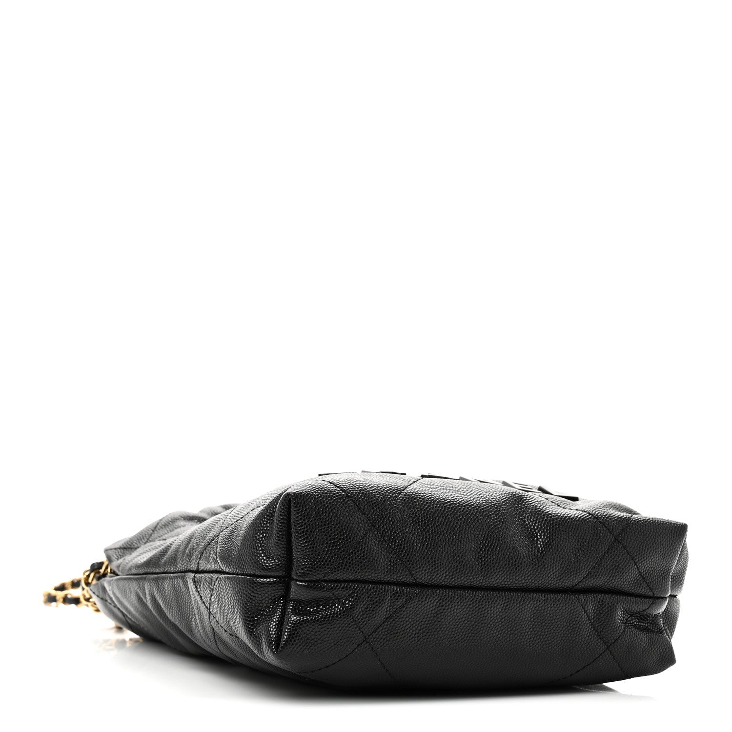 Chanel Shiny Caviar Quilted Monochrome Mini Chanel 22 Black 4 of 10